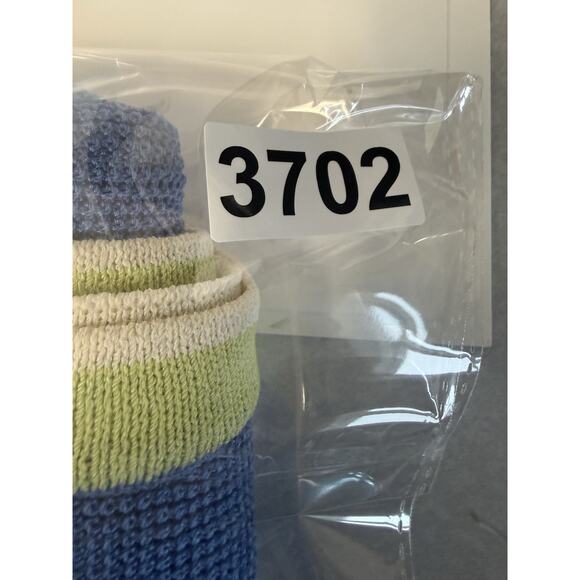 St John Yellow Label Santana Knit Sleeveless Top M Blue Green Wool Blend Preppy - Picture 13 of 13